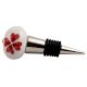 Red Heart Ceramic Wine Stopper