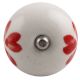 Red Heart Ceramic Wine Stopper