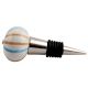 Blue Brown Rays Ceramic Wine Stopper
