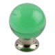 Green Big Glass Drawer Knobs
