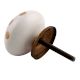 Golden Dot Ceramic Drawer Knob