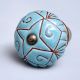 Sea Green Etched Ceramic Floral Dresser Knob Online