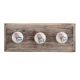 Multicolor Rose Flat Ceramic Wooden Hooks