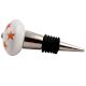 Orange Star Ceramic Wine Stopper