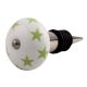 Green Star Ceramic Wine Stopper