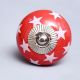 Red Star Ceramic Cabinet Knob Online