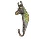 Vintage Brass Horse Head Wall Hooks