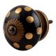 Golden Dot Ceramic Drawer Knobs Online