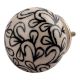 Black Flower Ceramic Dresser Knob Online