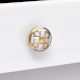 Golden Brass Metal Shell Drawer Knobs