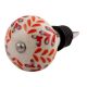 Orange Leaf Ceramic Floral Wine Stopper