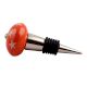 Orange Star Ceramic Wine Stopper