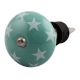 Sea Green Star Ceramic Wine Stopper