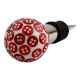 Red Button Wine Stopper