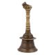 Brass Puja Bell Bells with Nandi Top
