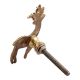 Golden Swamp Deer Brass Drawer Knobs