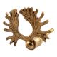Golden Reindeer Horn Brass Drawer Knobs