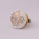 Golden Calliopsis Flower Flat Ceramic Dresser Knob