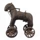 Brass Horse on Wheel Toy