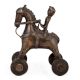 Brass Horse on Wheel