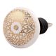 Golden Floral Pattern Flat Ceramic Wine Stopper