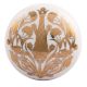Golden Calla Lily Flower Flat Ceramic Wine Stopper