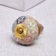 Multicolor Crackle Ceramic Cabinet Knob
