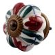 Maroon Big Melon Ceramic Cabinet Knob