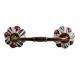 Maroon Big Melon Ceramic Bridge Handle