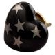 Silver Star Heart Ceramic Drawer Knob Online