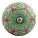 Pea Green Etched Ceramic Wine Stopper