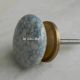 Sky Blue Marble Flat Furniture Knob