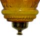 Amber Hanging glass light fixture Small Lamp