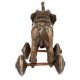 Brass Elephant on Wheel Temple Toy