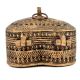 Tribal Heart Shape Brass Box