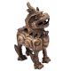Chinese Art Lion Brass Box