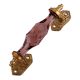 Purple Cut Glass Golden Big Door Handle