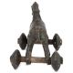 Brass Horse Figurine Primitive Toy Wheeled