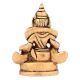 Brass Kuber Sitting Statue
