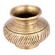 Brass Hand Crafted Engraved Grain Pot