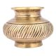 Brass Hand Crafted Engraved Grain Pot