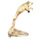 Spitting Leaping Frog Cast Bronze Garden Statue Fountain