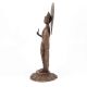 Standing Buddha Brass Statue