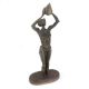 Bronze English Lady Figurine Statue