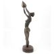 Bronze English Lady Figurine Statue