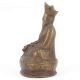 Bronze Wise Man in Meditation Statue