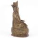 Bronze Wise Man in Meditation Statue
