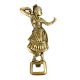 Dancing Lady Brass Bottle Opener