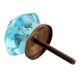 Turquoise Melon Glass Drawer Knob Online