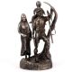 Bronze Solider with Family Statue
